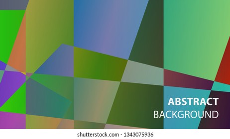 modern geometric abstract background - Vector