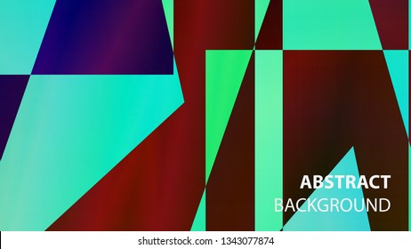 modern geometric abstract background - Vector