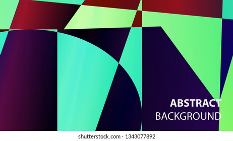 modern geometric abstract background - Vector