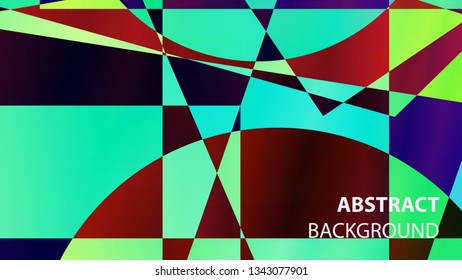 modern geometric abstract background - Vector