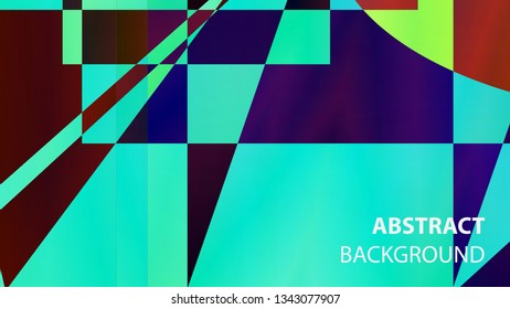modern geometric abstract background - Vector