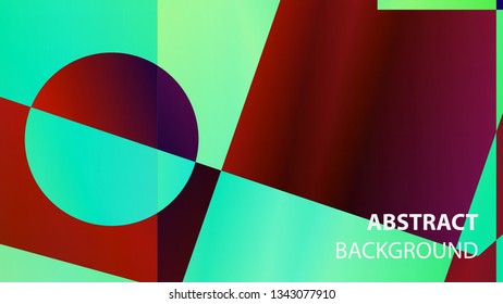 modern geometric abstract background - Vector