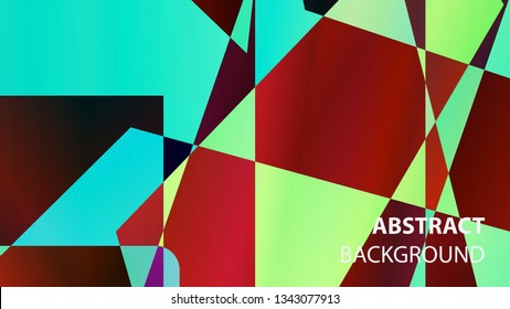 modern geometric abstract background - Vector
