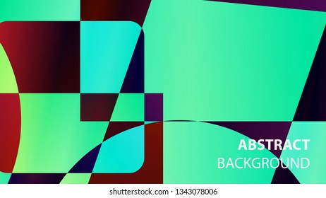 modern geometric abstract background - Vector