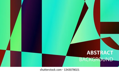 modern geometric abstract background - Vector