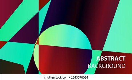 modern geometric abstract background - Vector