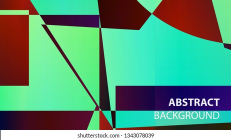 modern geometric abstract background - Vector