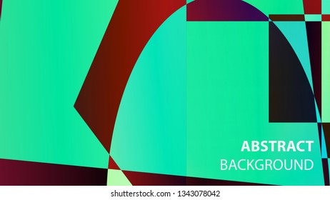 modern geometric abstract background - Vector