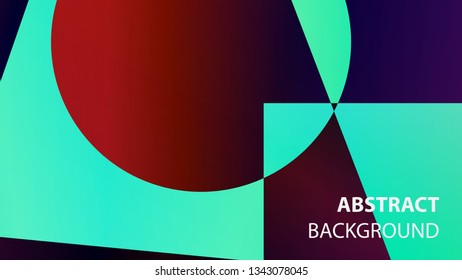 modern geometric abstract background - Vector