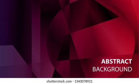 modern geometric abstract background - Vector