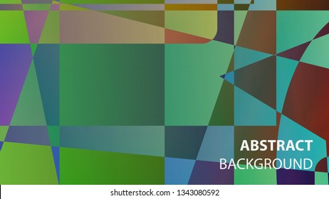 modern geometric abstract background - Vector