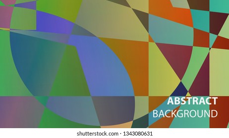 modern geometric abstract background - Vector