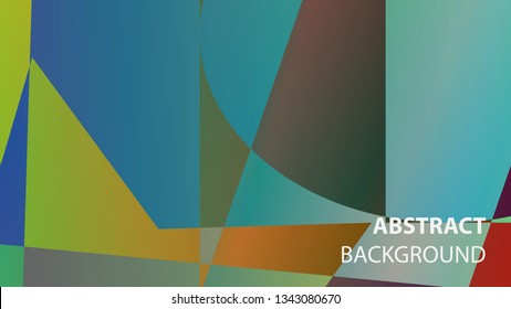 modern geometric abstract background - Vector