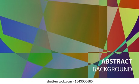 modern geometric abstract background - Vector