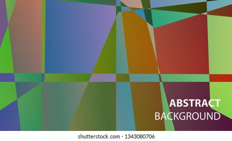 modern geometric abstract background - Vector