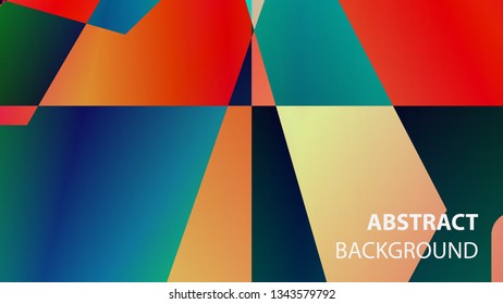 modern geometric abstract background - Vector