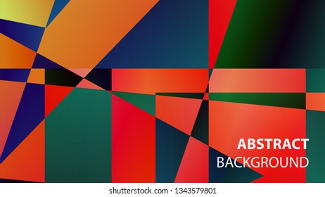 modern geometric abstract background - Vector