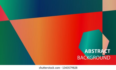 modern geometric abstract background - Vector