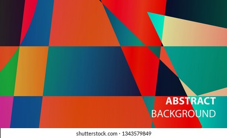 modern geometric abstract background - Vector