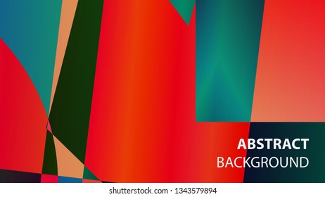 modern geometric abstract background - Vector