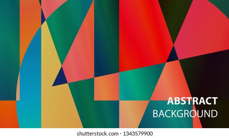 modern geometric abstract background - Vector
