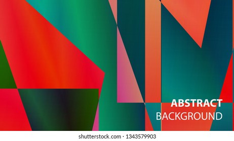 modern geometric abstract background - Vector