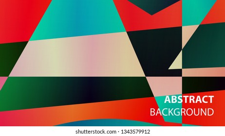 modern geometric abstract background - Vector