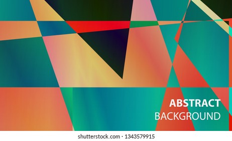 modern geometric abstract background - Vector