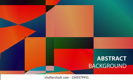 modern geometric abstract background - Vector