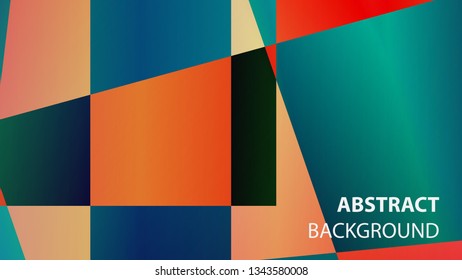 modern geometric abstract background - Vector