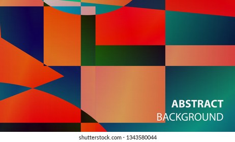 modern geometric abstract background - Vector