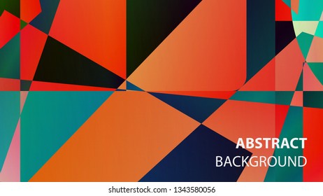 modern geometric abstract background - Vector