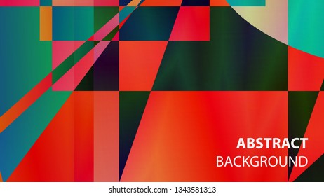 modern geometric abstract background - Vector
