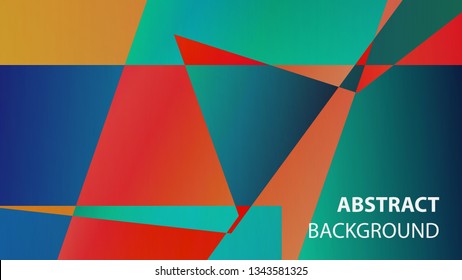 modern geometric abstract background - Vector