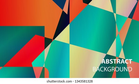 modern geometric abstract background - Vector