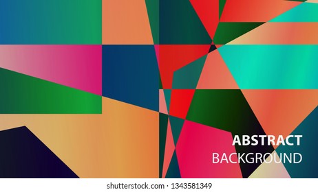 modern geometric abstract background - Vector