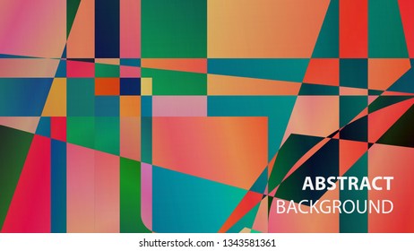 modern geometric abstract background - Vector