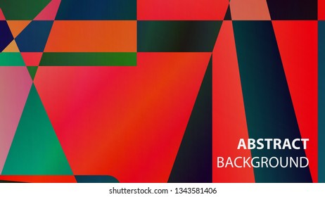 modern geometric abstract background - Vector