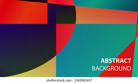 modern geometric abstract background - Vector