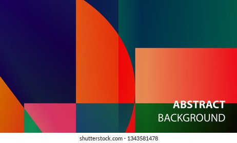modern geometric abstract background - Vector