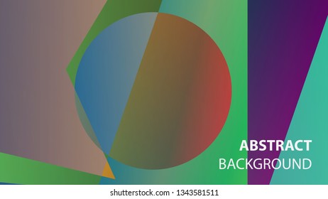modern geometric abstract background - Vector