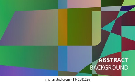 modern geometric abstract background - Vector