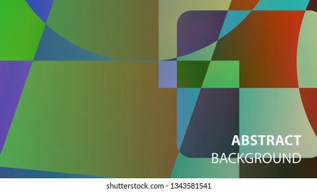 modern geometric abstract background - Vector