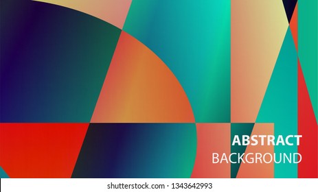 modern geometric abstract background - Vector