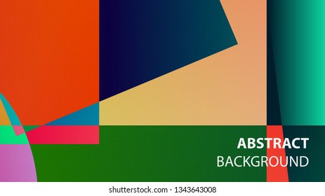 modern geometric abstract background - Vector