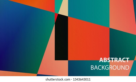 modern geometric abstract background - Vector