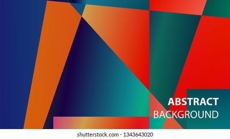 modern geometric abstract background - Vector