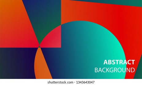 modern geometric abstract background - Vector