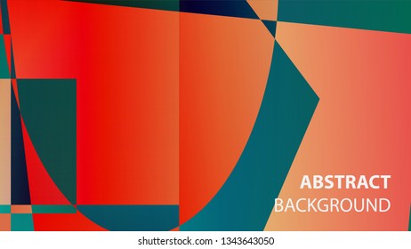 modern geometric abstract background - Vector