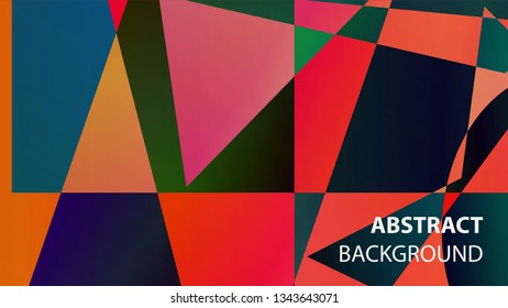 modern geometric abstract background - Vector
